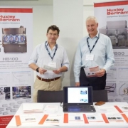 Martin Bennett and George Taylor at CMAC event May 2022, show casing powder compaction technology